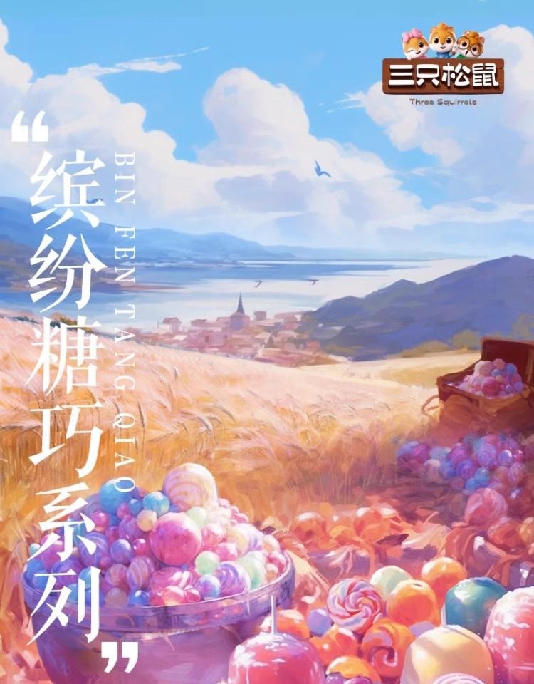 三只松鼠 金银花柚子棒棒糖 0脂清新果汁 休闲零食 儿童糖果 清甜温润 -280g 1件