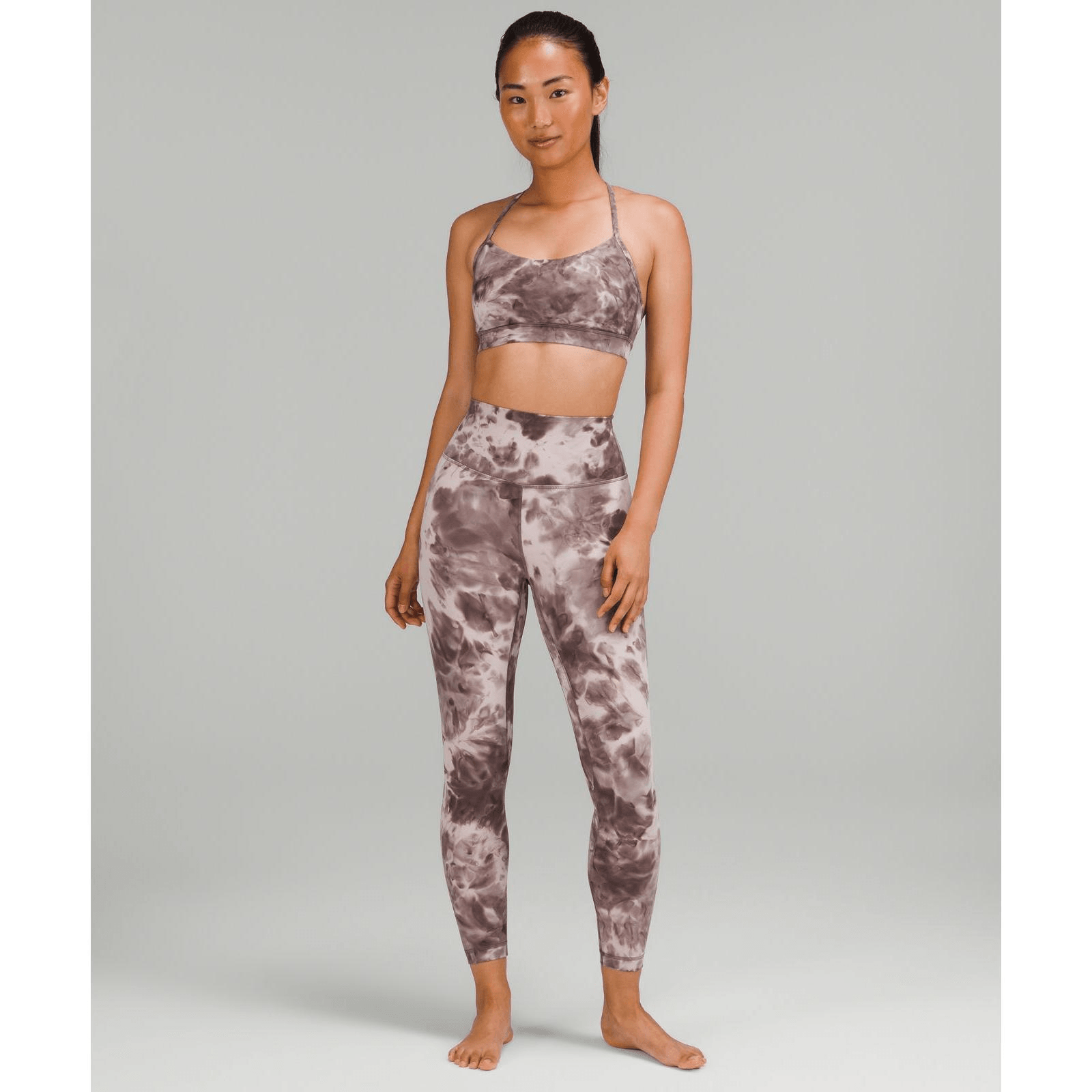 LULULEMON||Align女士运动高腰紧身裤24"裸感瑜伽亚洲版型||Diamond Dye Mink Bery Lunar Rock Shadow Grey XS LW5CRDA