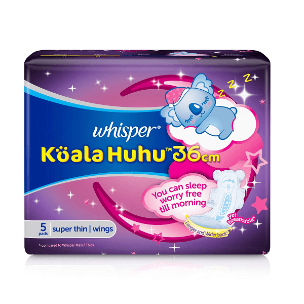 Koala Hulu Overnight Super Thin Wings 36cm 5pcs