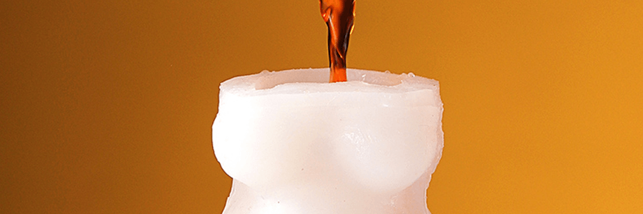網紅可愛小熊 製冰矽膠模具 1件入 5.5x4.3x6cm 製作飲料咖啡奶茶3D立體小熊冰格 一體成型