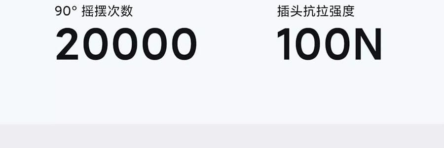 小米 米家 Type-C快充數據線 1.5米長線 白色 6A-L型
