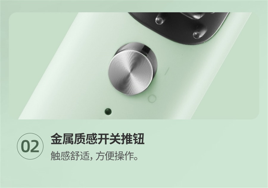 【中國直郵】飛科 直髮梳家用造型梳子不傷髮便攜美髮梳智能無線捲髮棒懶人神器 綠色