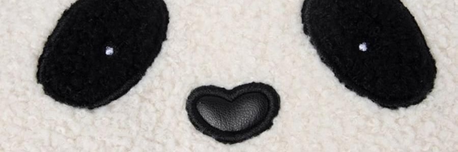 THE BEAST野兽派 旅行小憩套装 毯子帆布袋颈枕 熊猫嘭嘭PANDA POMPOM 