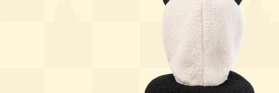 THE BEAST野兽派 旅行小憩套装 毯子帆布袋颈枕 熊猫嘭嘭PANDA POMPOM 