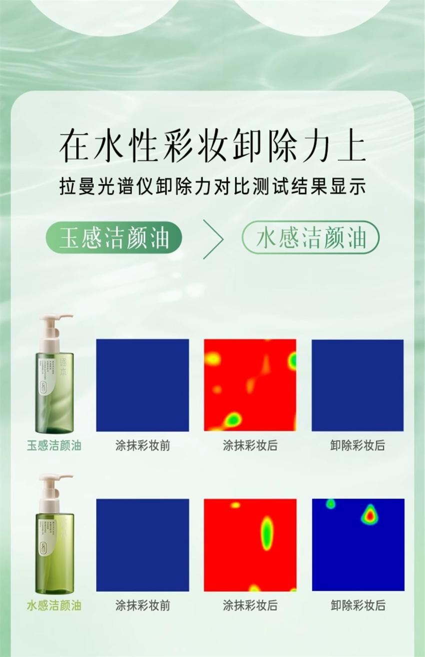 【中国直邮】 逐本 清欢玉感水感自然植萃卸妆油 敏弱肌脸部清洁卸妆 150ml/瓶