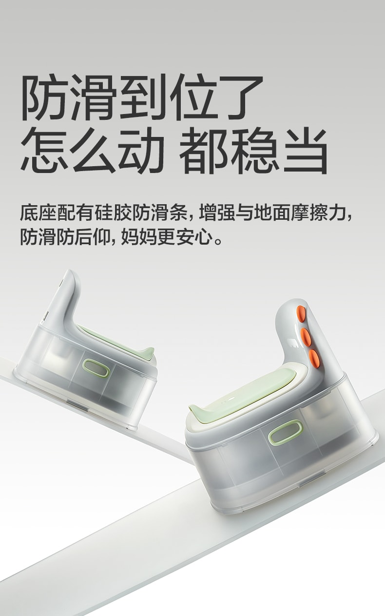 【美國直郵】 Bc Babycare 小恐龍三合一多功能兒童馬桶坐便器嬰兒模擬馬桶輔助器