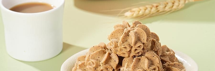 鮑師傅 奶油餅乾餅乾 伯爵紅茶味 盒裝 180g【酥香細膩 茶香濃鬱】