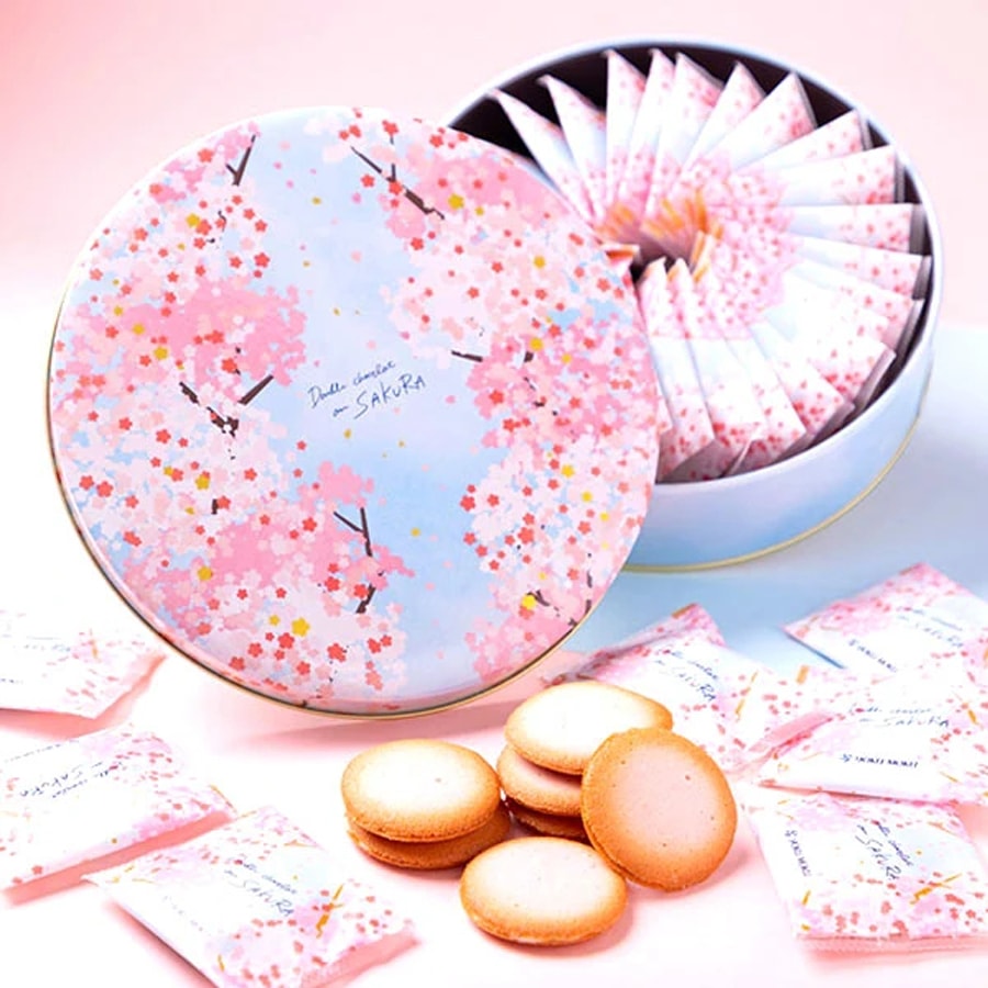 【日本直郵】日本 YokuMoku 春季限定 巧克力夾心餅乾 櫻花味 10枚入