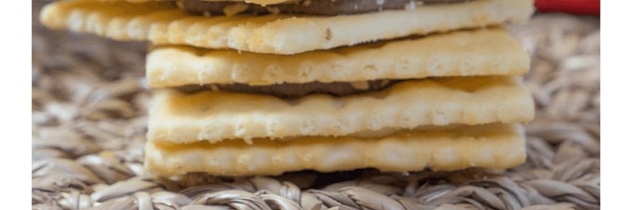 康師傅 3+2蘇打夾心餅乾 香草巧克力口味 三連包 375g