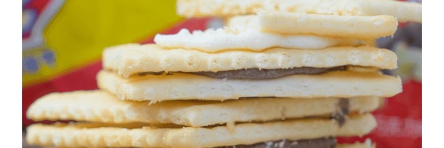 康師傅 3+2蘇打夾心餅乾 香草巧克力口味 三連包 375g