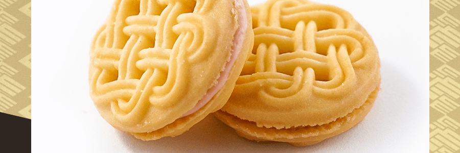日本波路梦 PETITE 草莓夹心饼干 56g