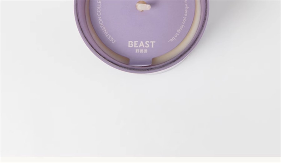 新年送礼【中国直邮】THEBEAST野兽派   巴黎周末扩香石散香器香薰蜡烛晶石礼盒生日礼物女   紫色