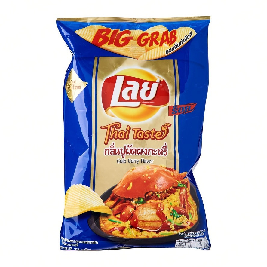 【马来西亚直邮】LAY'S 乐事 泰式螃蟹咖喱味薯片 48g
