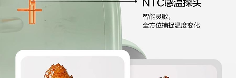 BUYDEEM北鼎 氣炸鍋 多功能家用電炸鍋 可視大容量金屬內膽 4L 小鵝黃【贈黃豬豬盒】