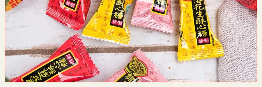 台灣許福 果仁酥心糖 4種口味 358g