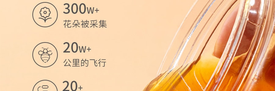 方家铺子 蜂蜜 瓶装 500g 【泡水冲饮】【中华老字号】