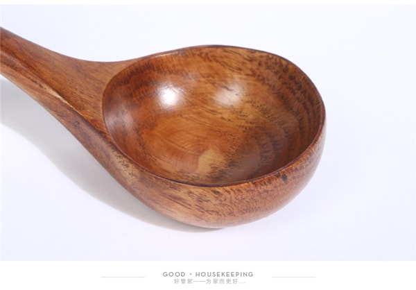 Wood Spoon Big and Small Soup Ladle Set