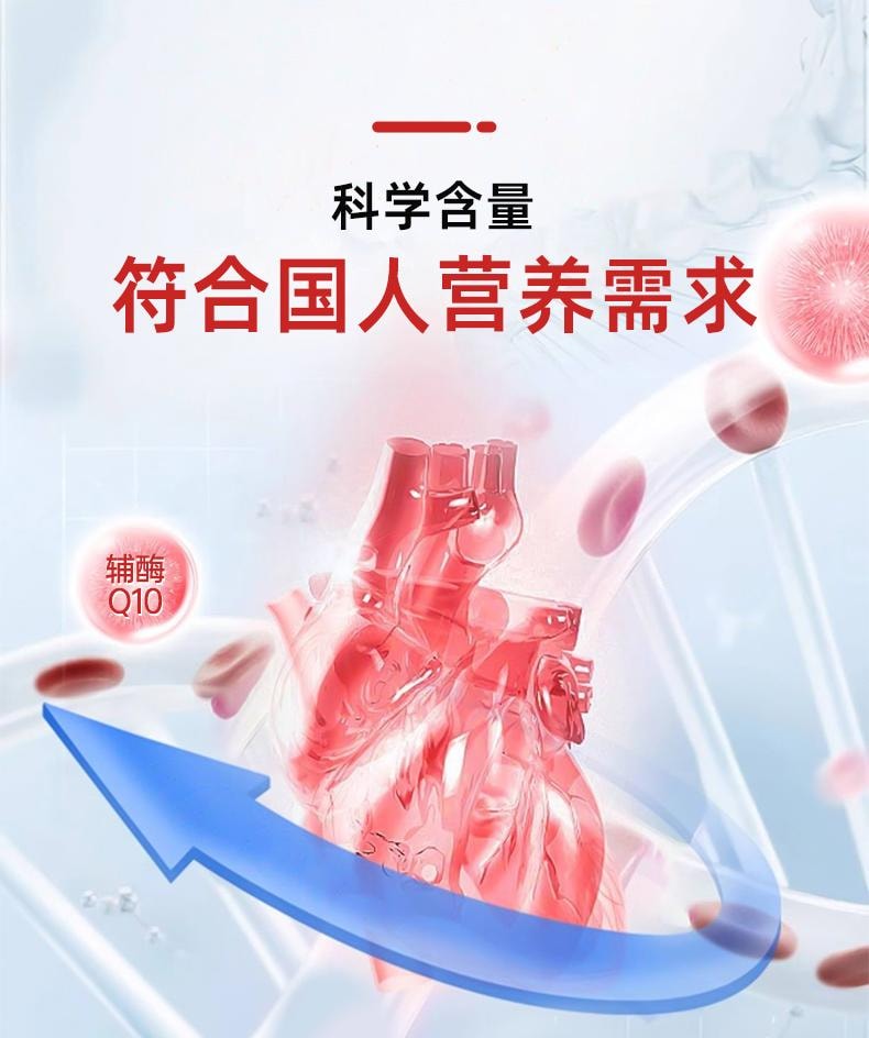 【中國直郵】 同仁堂禦膳 癒頤生牌輔酶Q10軟膠囊 保護心血管 心臟 心肌