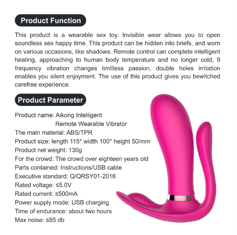 Remote Control Invisible Wear Type Vibrator Massage Female Sex Toy