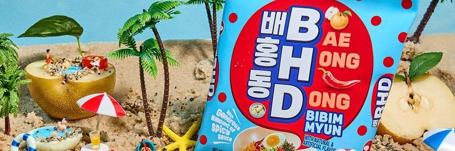 韩国NONGSHIM农心 BHD Bae Hong Dong 韩式拌面 甜辣拌冷面 4连包 548g 【明星同款】