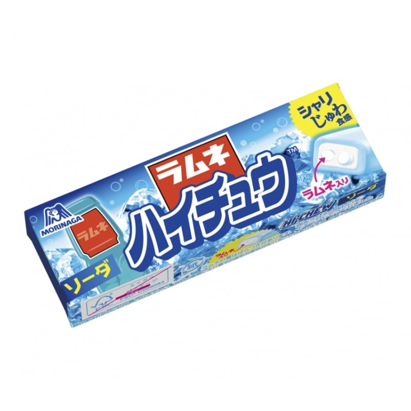 【日本直邮】日本MORINAGA森永 日本本土版 HI-CHEW 果汁软糖 弹珠汽水味软糖 苏打味  7粒