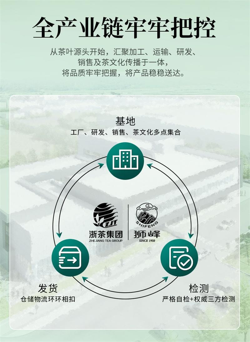 【中国直邮】 狮峰茶叶 安吉珍鲜白茶2025新茶上市明前特级绿茶叶独立小包装袋泡茶 30包