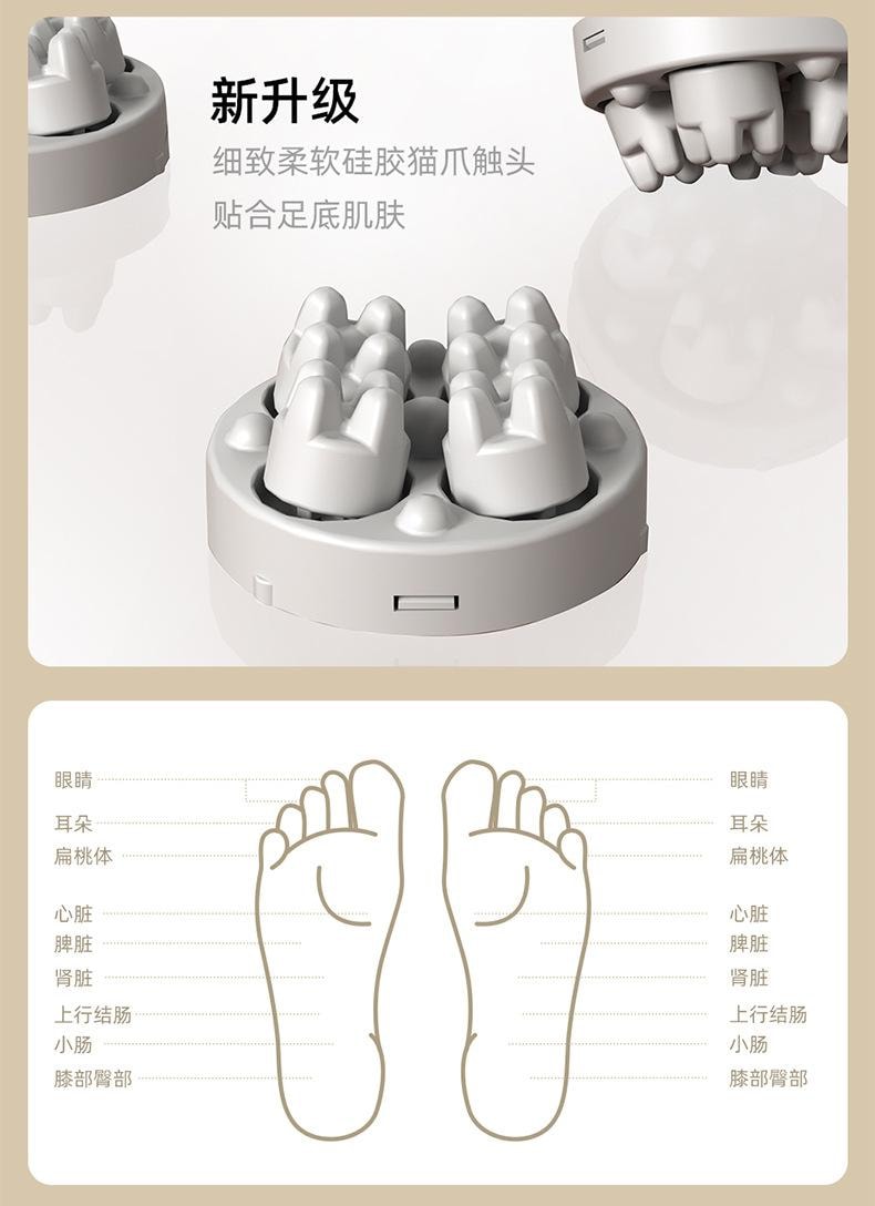 美國BECWARE 家用大容量按摩足浴盆 多功能智慧電動加熱 折疊易收納 白色 1件入