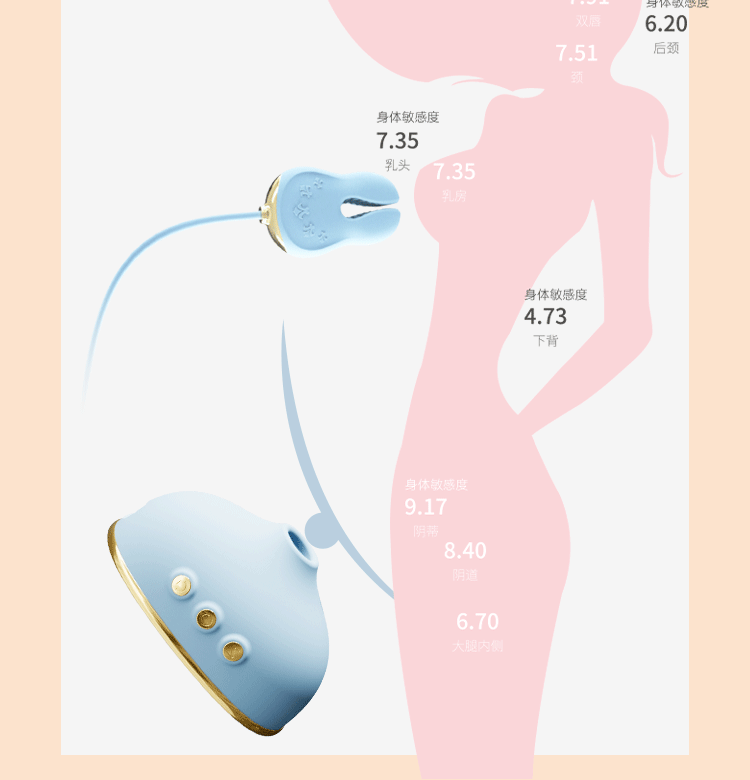 SVAKOM Wearable Sex Toy Breast Clip Vibrator 1 PC - Yami.com