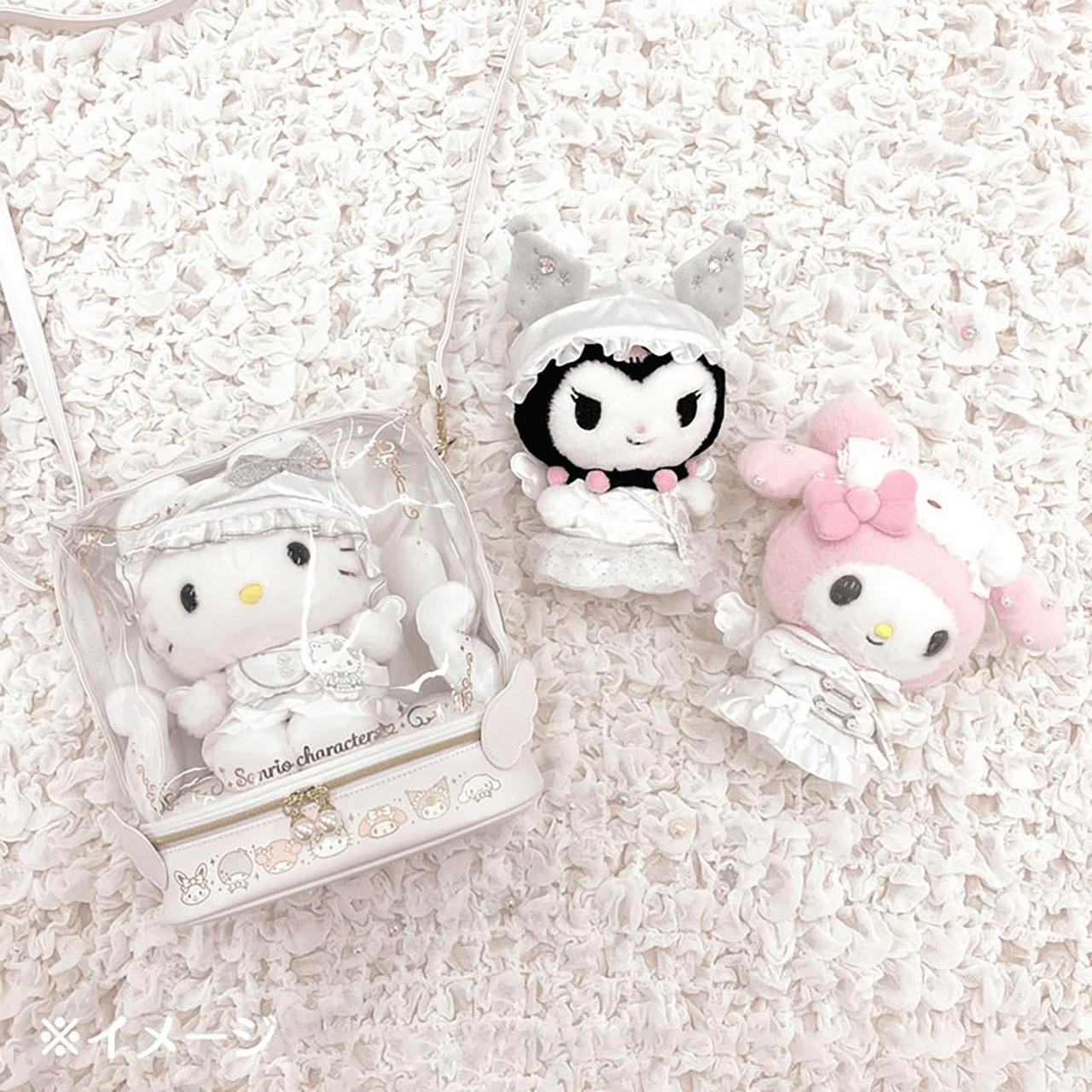 当時物 ハローキティ エンジェル ウインク 天使 ハート ぬいぐるみ