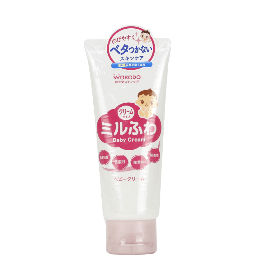 日本 WAKODO 和光堂 面霜婴儿润肤乳液儿童宝宝护肤霜 60g