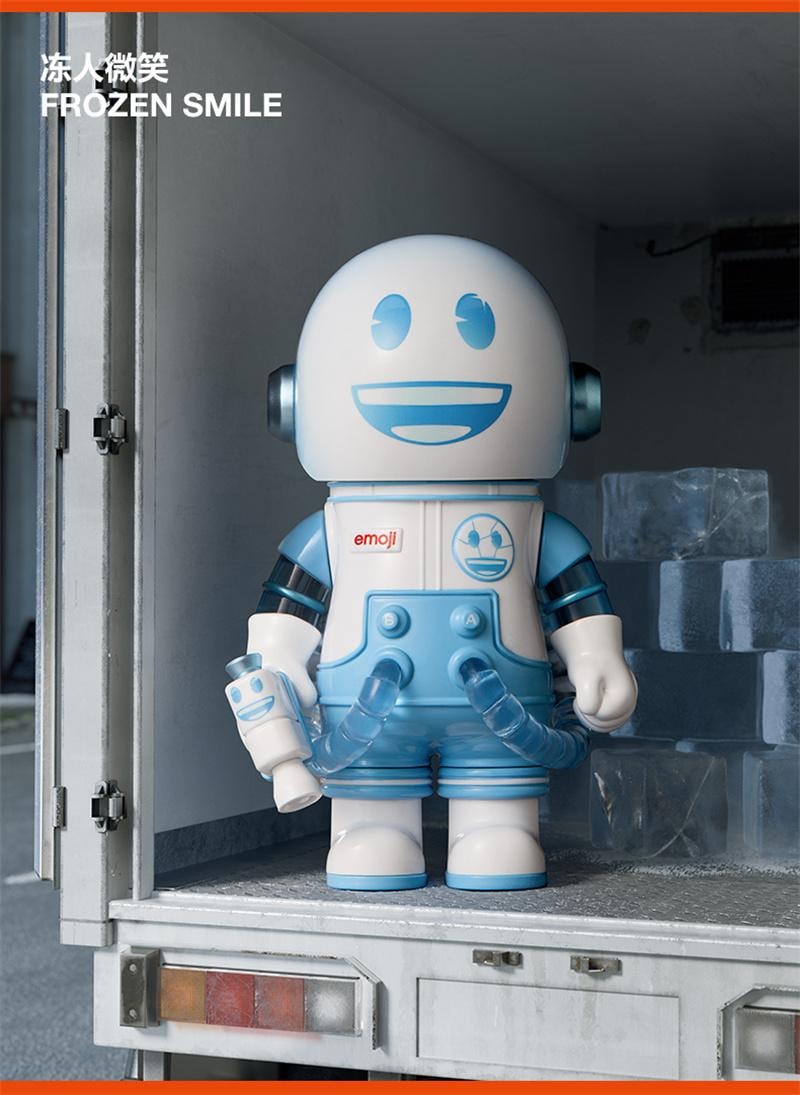 【中国直邮】 POP MART 泡泡玛特 MEGA SPACE MOLLY 100% × emoji™ 盲盒礼物 随机1个装