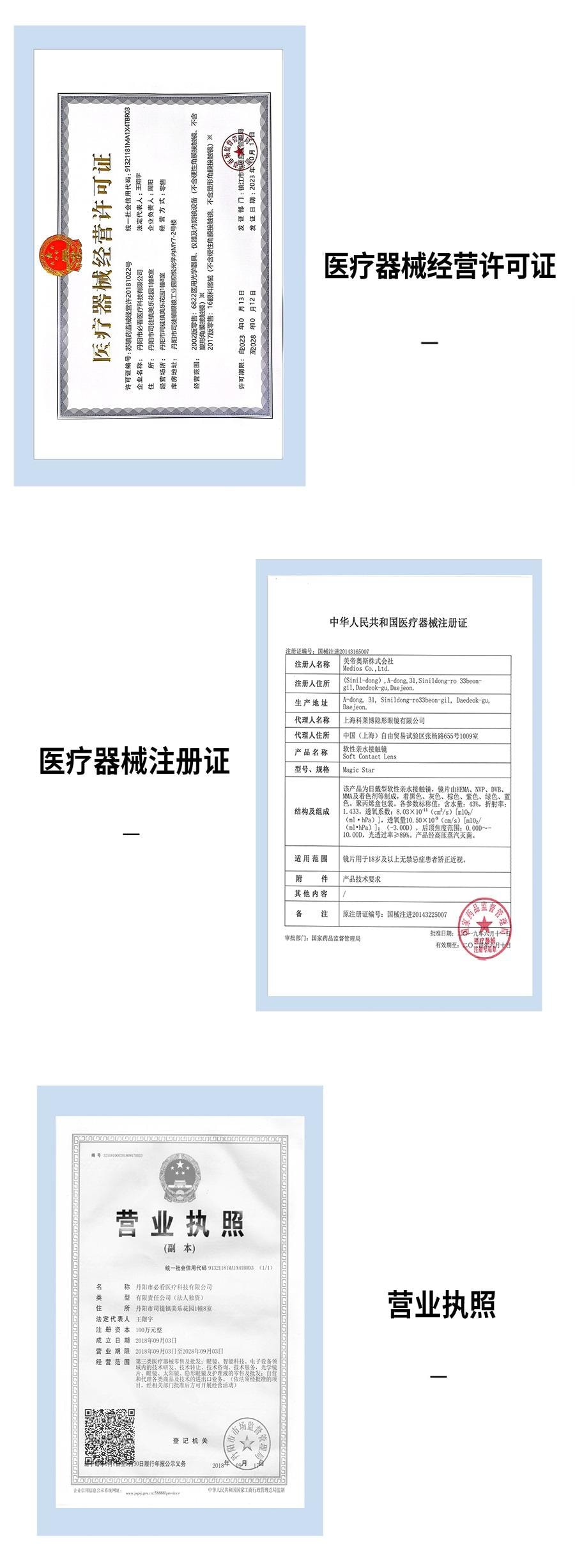 【中國直郵】 BADGE美瞳半年拋 喵系美瞳 極光紫 (紫色系) 1片裝 (半年拋為1片裝為滿足雙眼佩戴請拍2盒) -2.50(250)