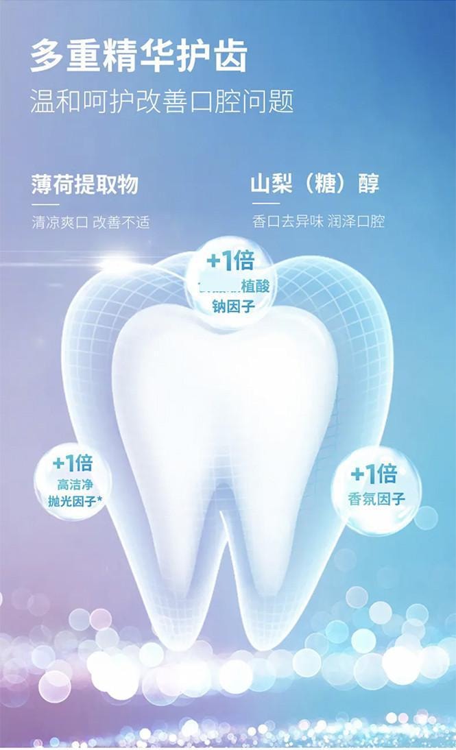 【亚米独家】修正黄金版香口牙膏 清新口气 洁白黄牙 口腔护理 150g