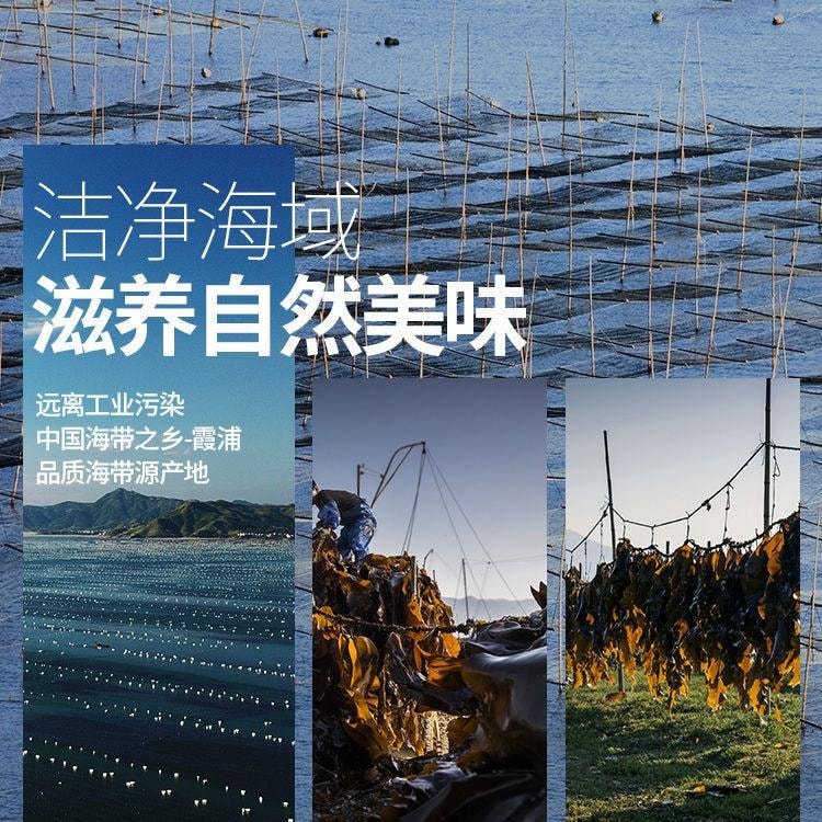 【中国直邮】 金海林 压缩海带丝 16g*1袋   嫩霞浦特产烘干 免洗泡发凉拌火锅专用