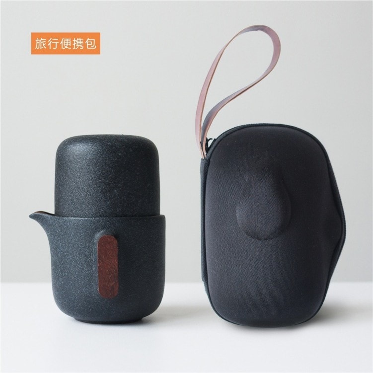 Quick cup one pot two cups two cups ceramic travel portable tea set