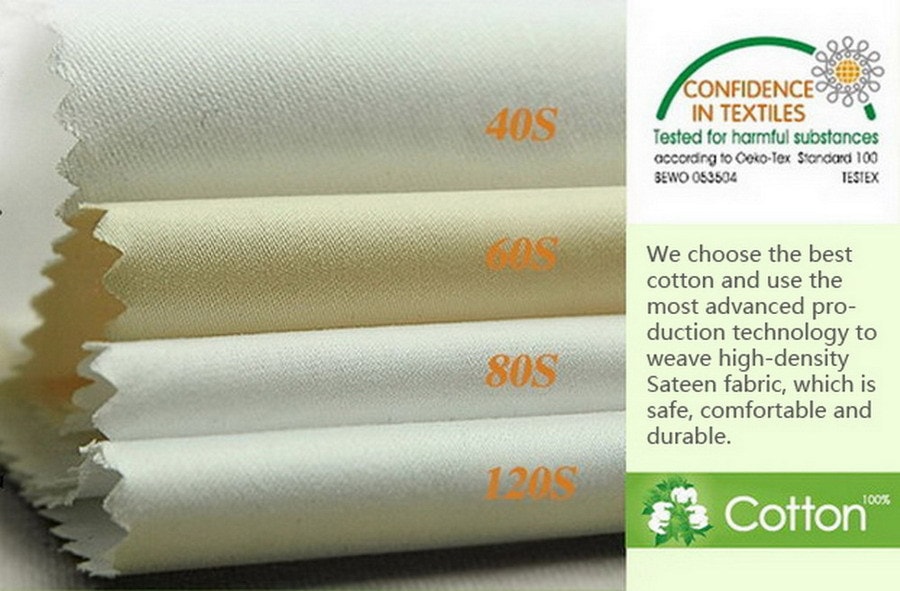 100% Cotton 800 Thread Count 4 piece Duvet Cover Set 02 Queen