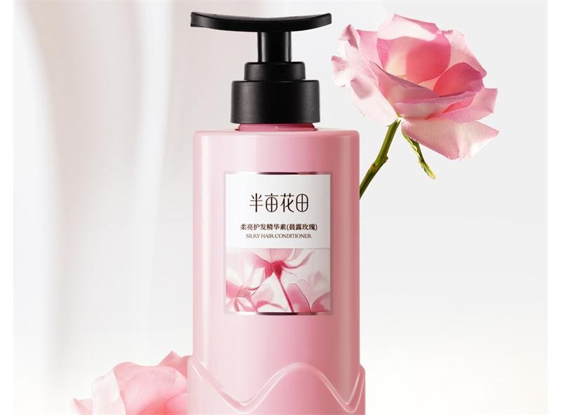 【中国直邮】 半亩花田 鲜花纯露洗发水香蓬瓶控油蓬松清洁洗护 【轻盈蓬松】洗发水500g