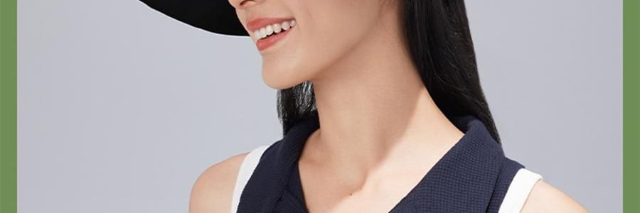 BENEUNDER蕉下 女士百褶贝壳黑胶防晒帽子 夏季遮阳帽 防晒防紫外线 象牙米55-58cm