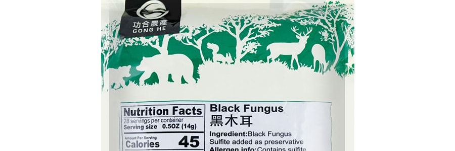 功合農產 東北黑木耳 396g