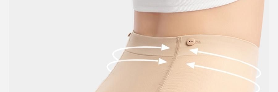 小野和子 雙層光腿神器 緊身褲絲襪 第5代 薄絨 連腳-自然-長