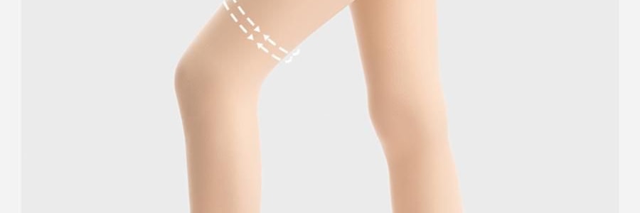 小野和子 雙層光腿神器 緊身褲絲襪 第5代 薄絨 連腳-自然-長