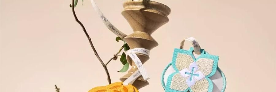 宋朝 四時景刺繡香包 車載香薰 衣櫃香掛 青松【月照清澗】 10g