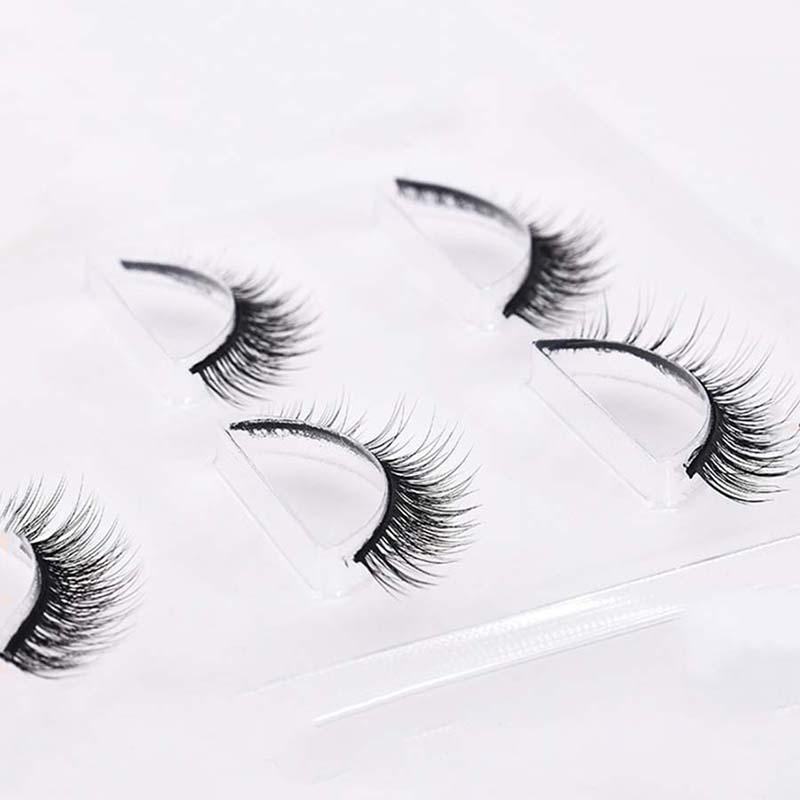  玛莉安 【官方授权旗舰店】自然芭比交叉卷翘假睫毛【免画眼线】可重复使用假睫毛 3对