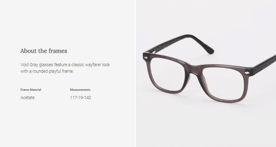Digital Protection Glasses: Void - Gray (DL75014 C2)