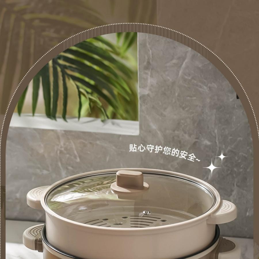 多蒙 電煮鍋多功能家用電熱火鍋(單鍋款) 1 把