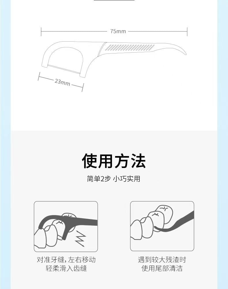 Individually Wrapped Dental Floss 100 Pcs