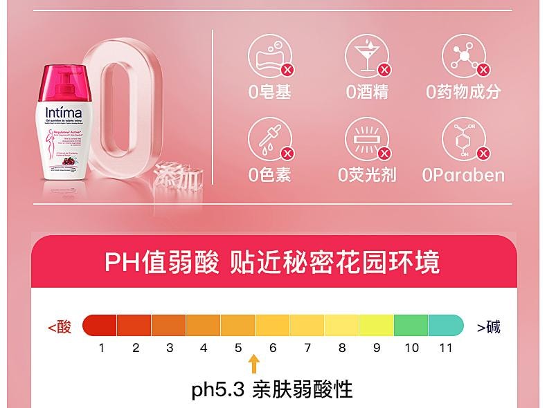 【中国直邮】 日本 Intima 蔓越莓私密护理液 女性私密处护理清洗液 日常洗液抑菌净味 200ml/瓶【明星代言人-宋茜】
