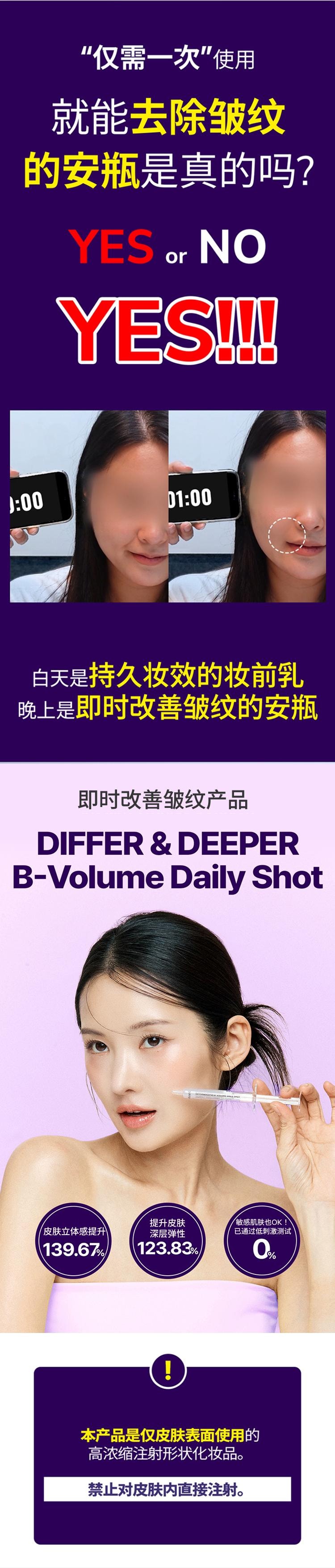 韩国 媂佩尔媂芙 药妆Differ&Deeper 日常修复紧致精华 B-Volume 2只装