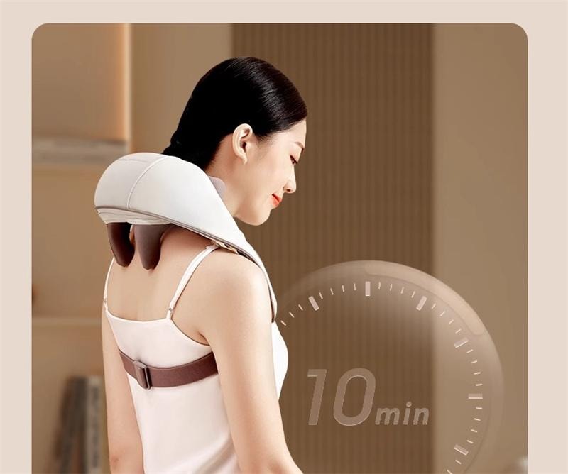 【中国直邮】 倍轻松 肩颈按摩仪揉捏斜方肌颈椎按摩器脖子N5mini 1台