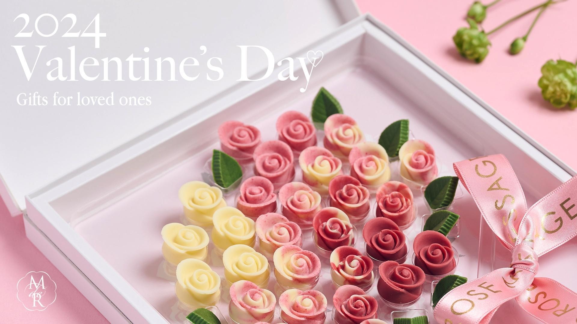 【日本直邮】Valentine Day 情人节限定 玫瑰巧克力礼盒(大盒)
